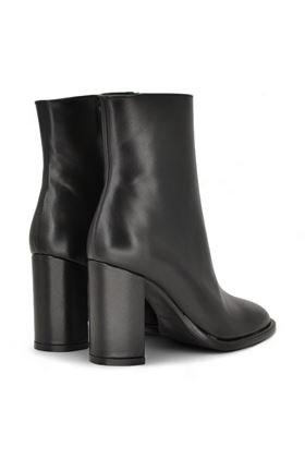 Tronchetto donna in pelle colore nero. LES AUTRES | 2462-PELLE NERA